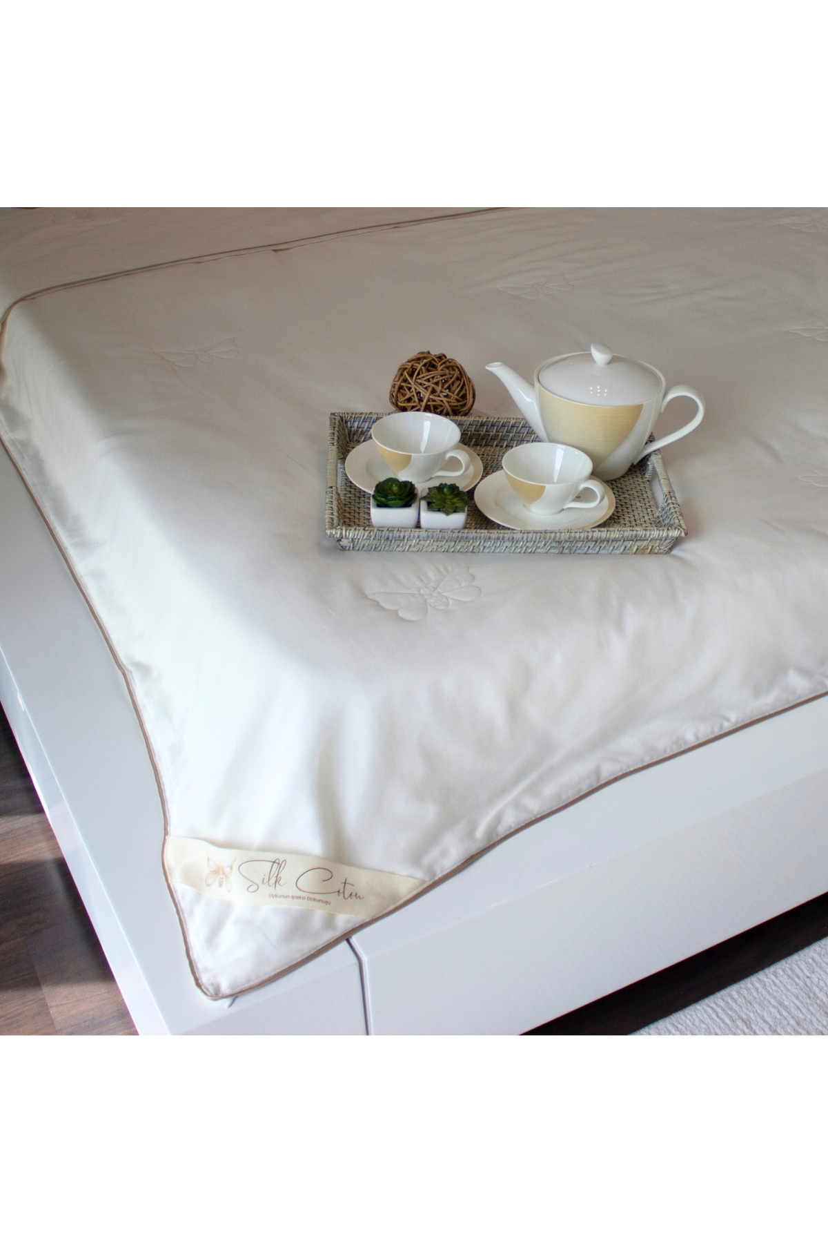 Çift Kişilik Organşik İpek Yorgan 195×215 cm - Görsel 3